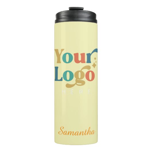 Aangepaste Elegant Steel Tumbler Business Logo Thermosbeker (Voorkant)