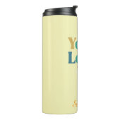 Aangepaste Elegant Steel Tumbler Business Logo Thermosbeker (Gedraaid links)