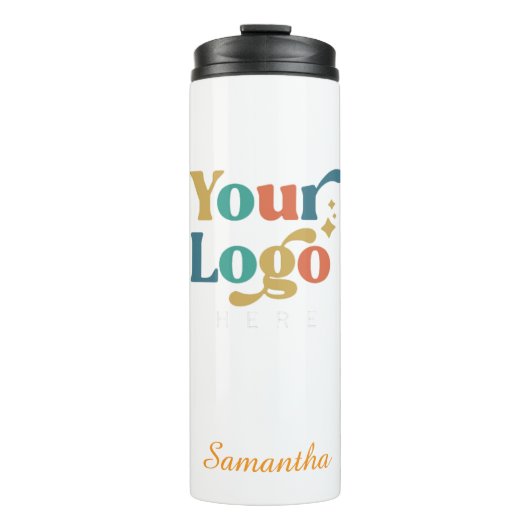 Aangepaste Elegant Steel Tumbler Business Logo Thermosbeker (Voorkant)