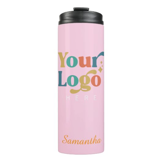 Aangepaste Elegant Steel Tumbler Business Logo Thermosbeker (Voorkant)