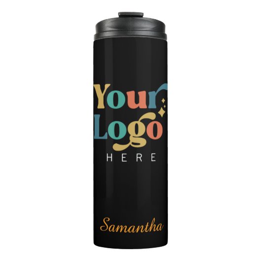 Aangepaste Elegant Steel Tumbler Business Logo Thermosbeker (Voorkant)