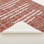 Aangepaste Elegant Tegel Patroon Iraanse Gifts voo Sherpa Deken (3/4)