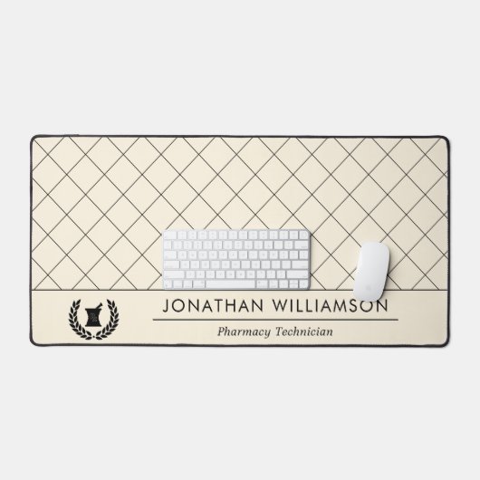 Aangepaste Elegante Apotheker Apotheek Tech Person Bureaumat (Keyboard & Muis)