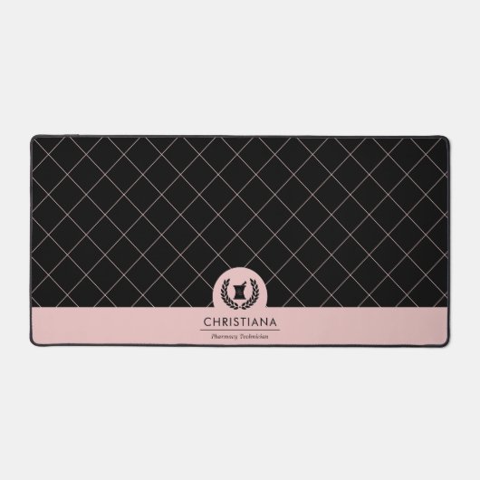 Aangepaste Elegante Apotheker Apotheek Tech Person Bureaumat (Voorkant)