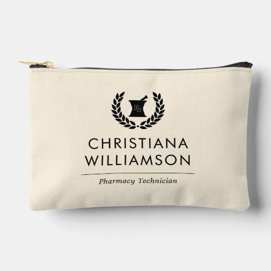 Aangepaste Elegante Apotheker Apotheek Tech Person Etui (Voorkant)