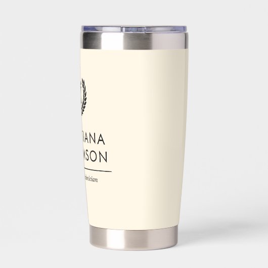 Aangepaste Elegante Apotheker Apotheek Tech Person Geïsoleerde Drinkbeker (Achterkant)