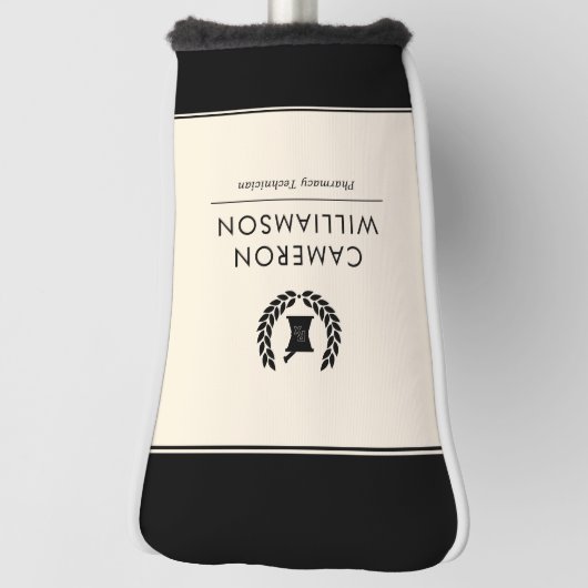 Aangepaste Elegante Apotheker Apotheek Tech Person Golfheadcover (Draai 90)