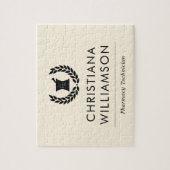 Aangepaste Elegante Apotheker Apotheek Tech Person Legpuzzel (Verticaal)