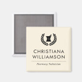 Aangepaste Elegante Apotheker Apotheek Tech Person Magneet (Voorkant / Achterkant)