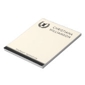 Aangepaste Elegante Apotheker Apotheek Tech Person Notitieblok (Linkerzijde)