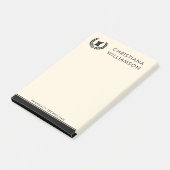 Aangepaste Elegante Apotheker Apotheek Tech Person Post-it® Notes (Schuin)