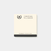 Aangepaste Elegante Apotheker Apotheek Tech Person Post-it® Notes (Voorkant)