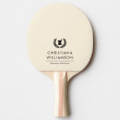 Aangepaste Elegante Apotheker Apotheek Tech Person Tafeltennisbatje (Voorkant)