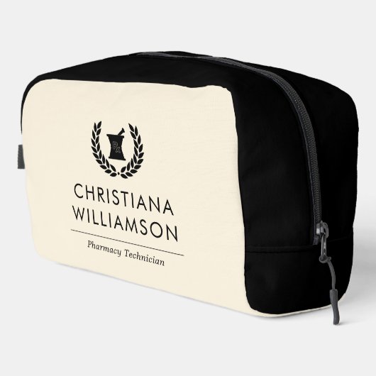 Aangepaste Elegante Apotheker Apotheek Tech Person Toilettasje (Rechterhoek)