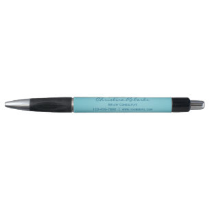 Aangepaste Elegante Aqua Blauwgroen Zakelijke Prom Pen
