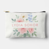 Aangepaste Elegante Bloemen Waterverf Etui (Voorkant)