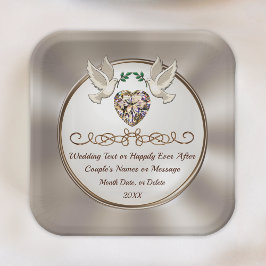 Aangepaste, elegante Borden voor weddenschappen, a Papieren Bordje