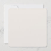 Aangepaste Elegante Botanische Krans Bruiloft Beda Bedankkaart (Achterkant)