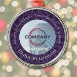 Aangepaste Elegante Bulk Gifts voor Medewerkers Pe Metalen Ornament<br><div class="desc">Custom Elegant Bulk Gifts for Coworkers Retirement: Herinner hun jaren van toewijding met deze betekenisvolle geschenken. Doordachte tokens om teamwerk en de nieuwe weg vooruit te eren,  deze gepersonaliseerde sleutelhangers uiten dankbaarheid en warme wensen terwijl ze aan hun pensioenreis beginnen.</div>