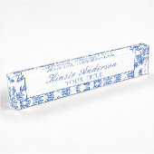 Aangepaste Elegante Chinoiserie Naambordje