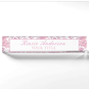 Aangepaste Elegante Chinoiserie Naambordje