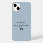 Aangepaste Elegante Coquette Lint Bruidsdouche Cad Case-Mate iPhone Case (Achterkant)