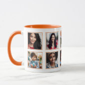 Aangepaste Elegante Familie Vriend Fotocollage Sin Mok (Links)