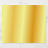 Aangepaste Elegante Gouden Look Lege Sjabloon Glam Bier Etiket (Enkel label)