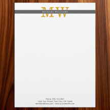 Aangepaste Elegante Initialen Monogram Persoonlijk