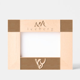 Aangepaste Elegante Inspirerend Iceberg Line Art Gegraveerde Lijstjes