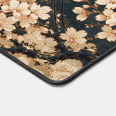 Aangepaste Elegante Japanse Koi & Kraanvogel Kunst Bureaumat (Hoek)