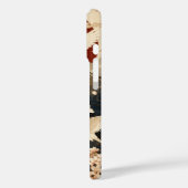 Aangepaste Elegante Japanse Koi & Kraanvogel Kunst Case-Mate iPhone Case (Achterkant / Links)