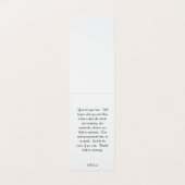 Aangepaste elegante Kaarten voor het oormerken van (Binnenkant ongevouwen)