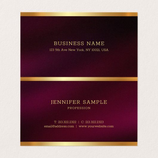 Aangepaste Elegante Kalligrafie Script Sjabloon Lu Visitekaartje (Binnenkant ongevouwen)