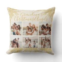 Aangepaste Elegante Kerst Collage met Oma's Foto