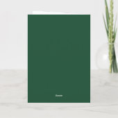Aangepaste Elegante Kerstmis  Kaart (Achterkant)