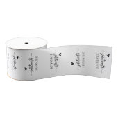 Aangepaste elegante Kledinglabel voor handgemaakt Grosgrain Lint (Spoel)
