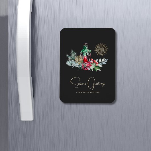 Aangepaste Elegante Lantaarn Minimalistische Scrip Magneet