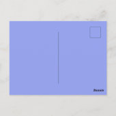 Aangepaste Elegante Lavendel Bloem Bedankt Postkaa Briefkaart (Achterkant)