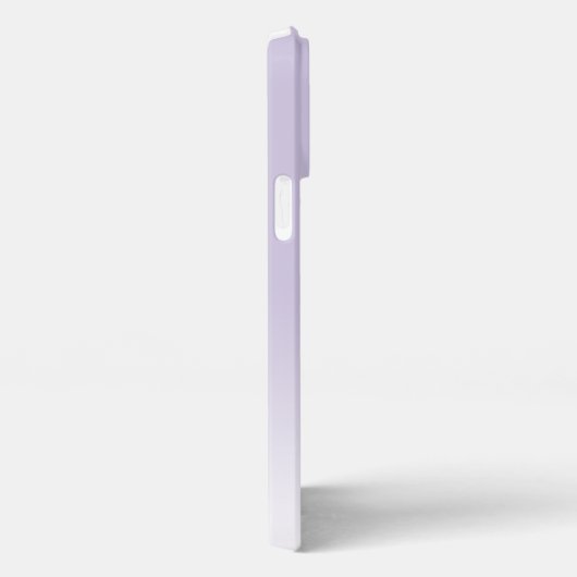 Aangepaste Elegante Lichte Lavendel Violet Monogra iPhone Hoesje (Rechterkant)