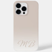 Aangepaste Elegante Lichte Neutrale Beige Crème Mo Case-Mate iPhone Case (Achterkant)