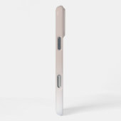 Aangepaste Elegante Lichte Neutrale Beige Crème Mo iPhone Hoesje (Rechterkant)