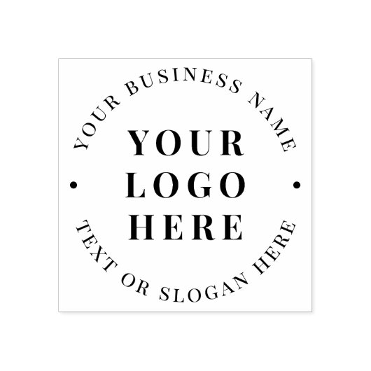 Aangepaste, elegante Logo voor bedrijven Rubberstempel (Afrduk)