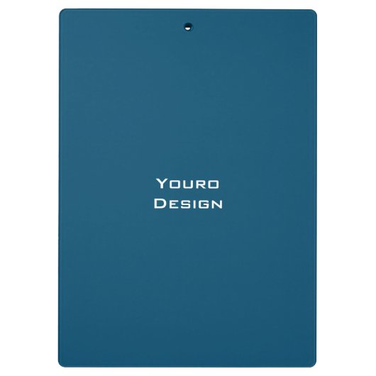 Aangepaste elegante marineblauw en roze klembord (Achterkant)