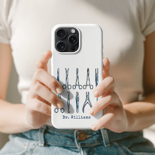 Aangepaste Elegante MD DO PhD Doctor Afstudeer Med iPhone 15 Pro Case