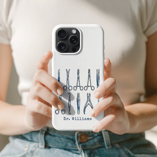 Aangepaste Elegante MD DO PhD Doctor Afstudeer Med iPhone Hoesje