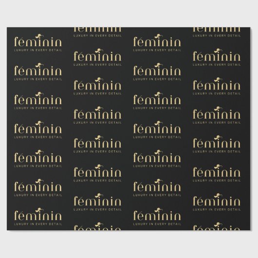 Aangepaste Elegante Merkidentiteit Inpakpapier (Vlak)