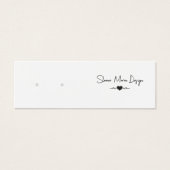 Aangepaste Elegante Mini Post Oorbel Display Kaart (Voorkant)