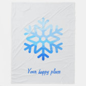 Aangepaste Elegante Minimalistische Geometrische S Fleece Deken (Voorkant)