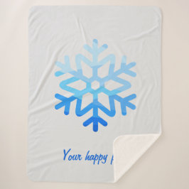 Aangepaste Elegante Minimalistische Geometrische S Sherpa Deken